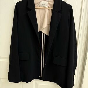 Wilfred Classic Black Blazer with Cream Lining